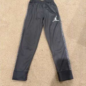 Jordan Kids Charcoal Joggers with White Logo
